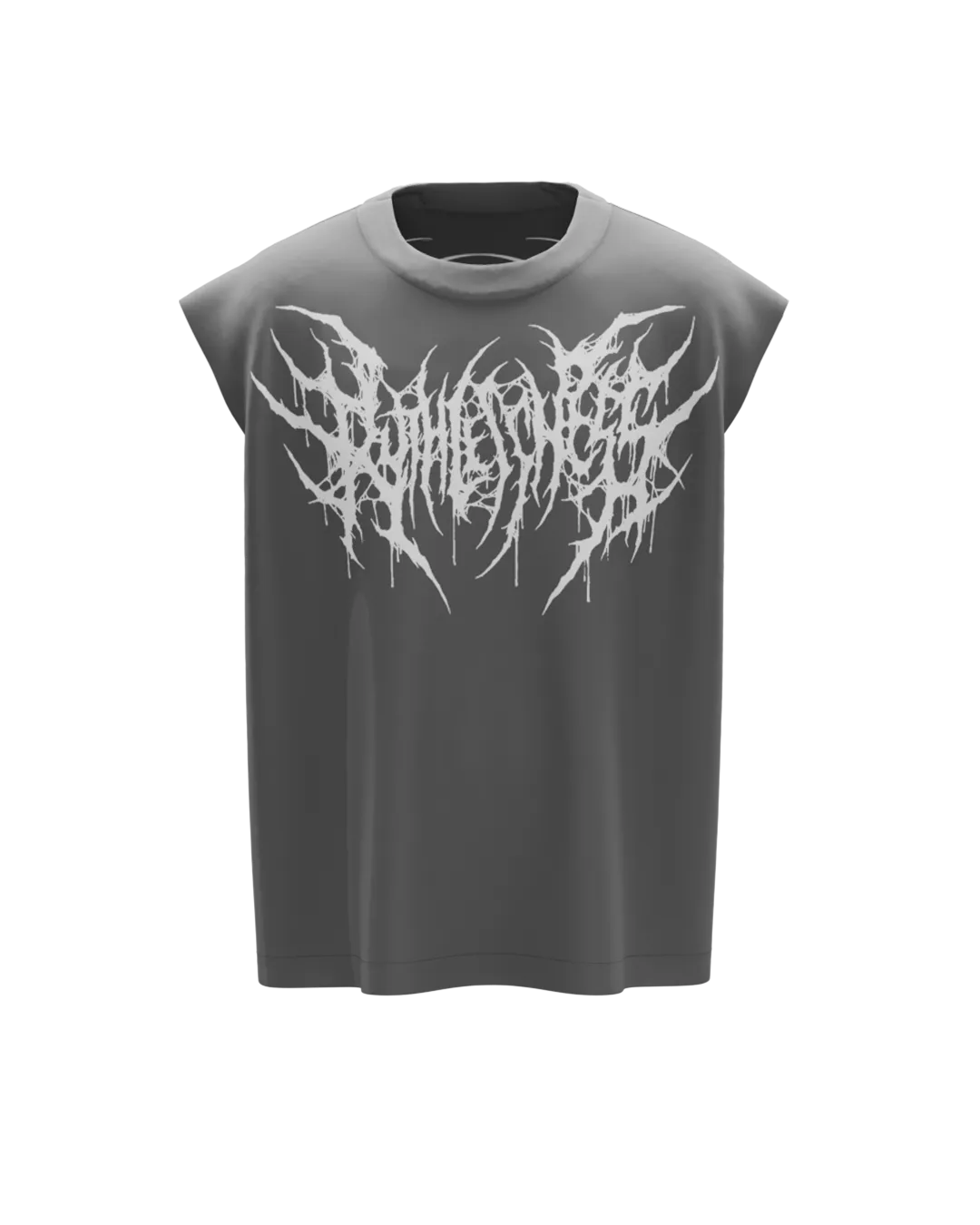 Ruthless Dark Grey Unisex Boxy Vest
