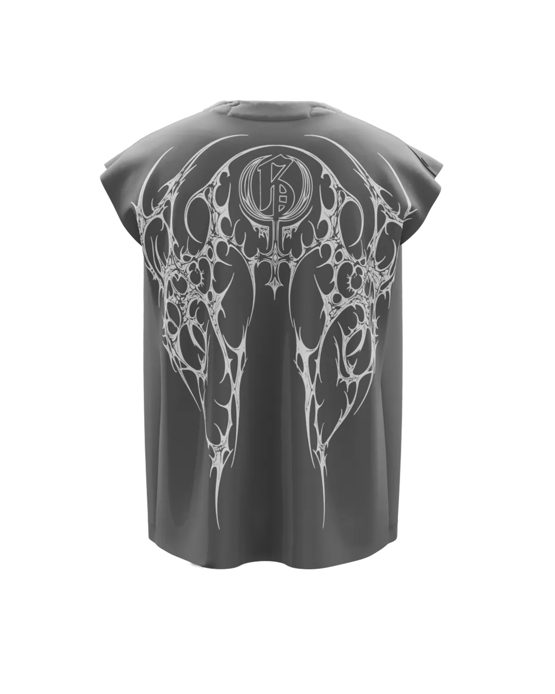 Ruthless Dark Grey Unisex Boxy Vest