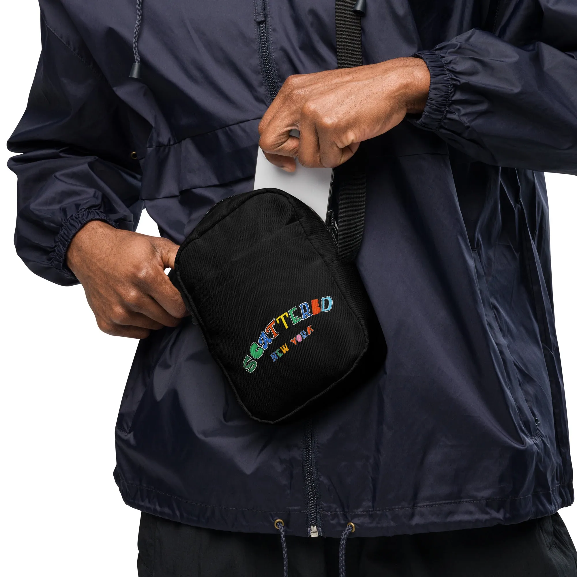 Scattered SS '25 Logo Utility Crossbody Bag
