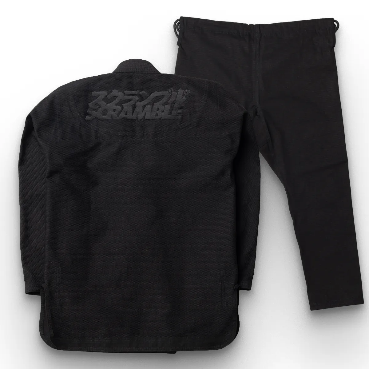 Scramble Athlete - Base-K Women's BJJ Gi - Ninja Black