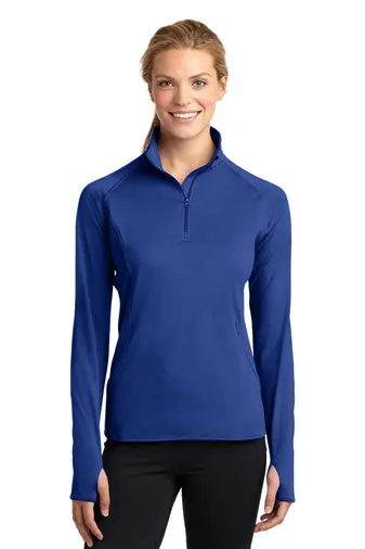 Sport-Tek® Ladies Sport-Wick® Stretch 1/4-Zip Pullover