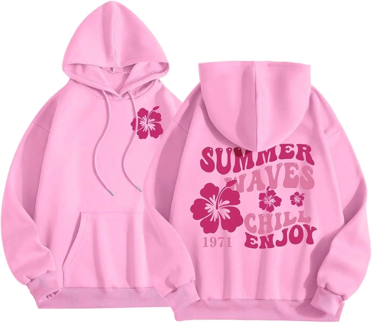 Sweatsuits Women 2 Piece Outfit Hoodie Sweatset Pink Sweatsuit Jogger Sets Matching Tracksuit Sweatpants Teen girl