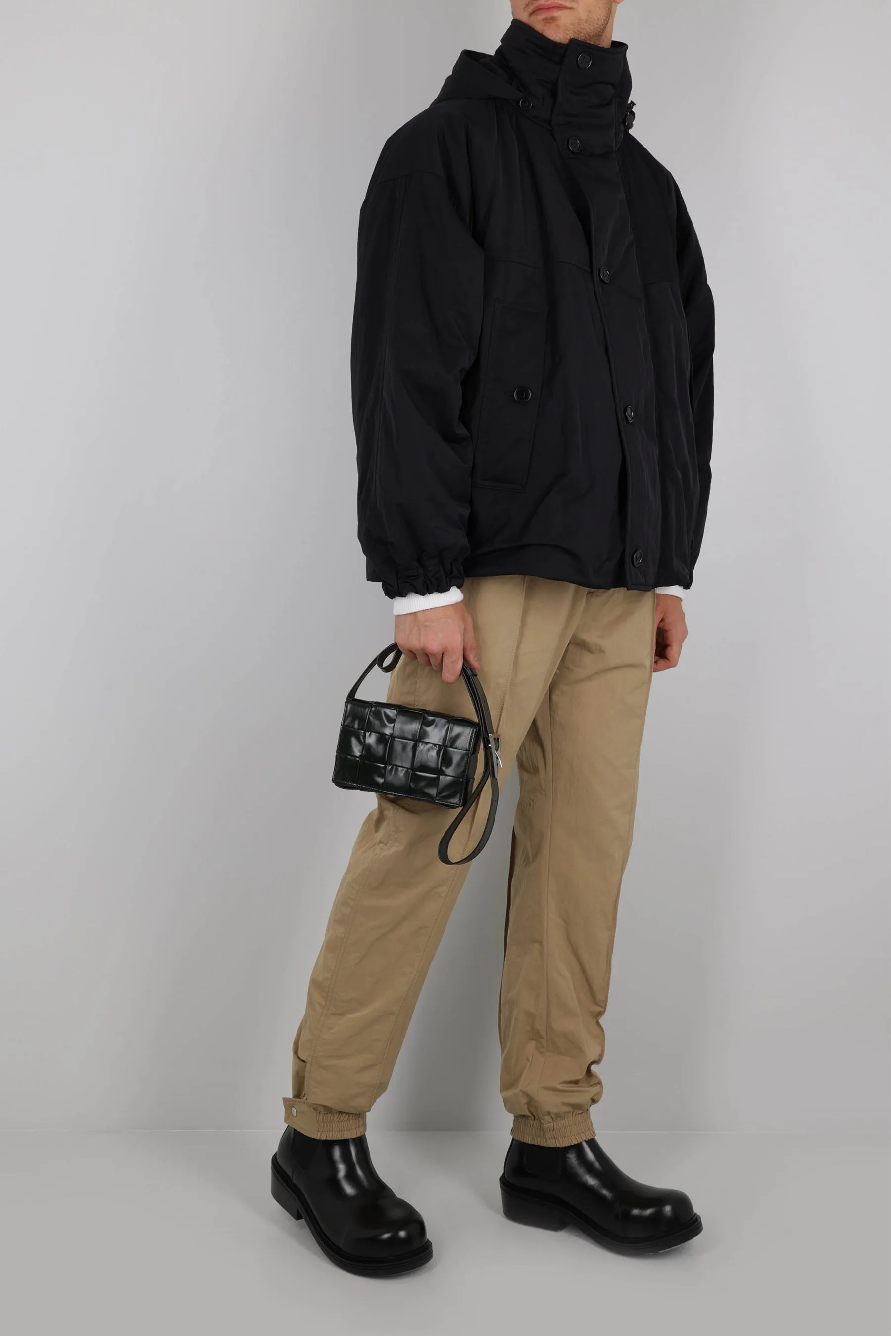 Technical Seamed Nylon Jogger Pants