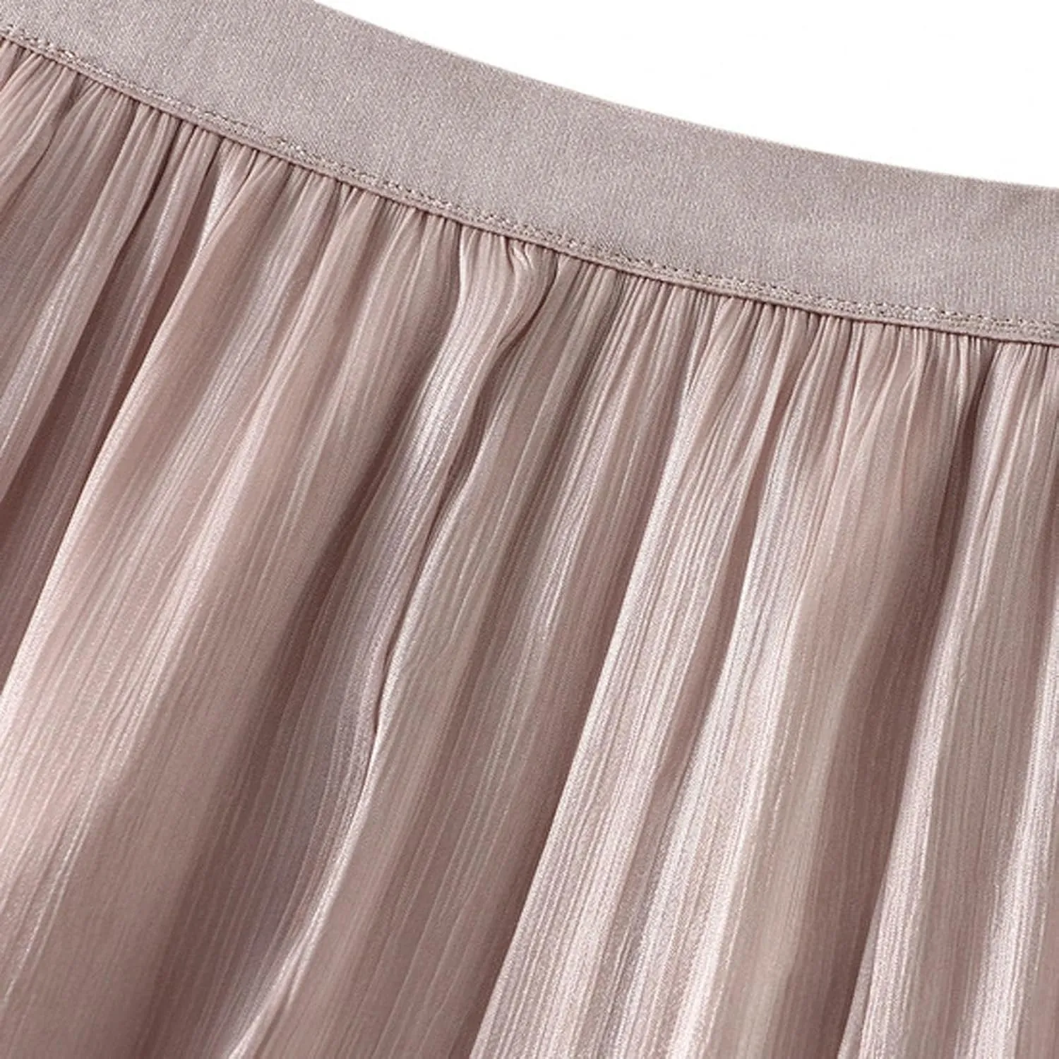 Women Handkerchief Hem Midi Skirt Pleated Lightweight A-line Fairy Tiered Ruffle Casual Skirt Wear to Homecoming