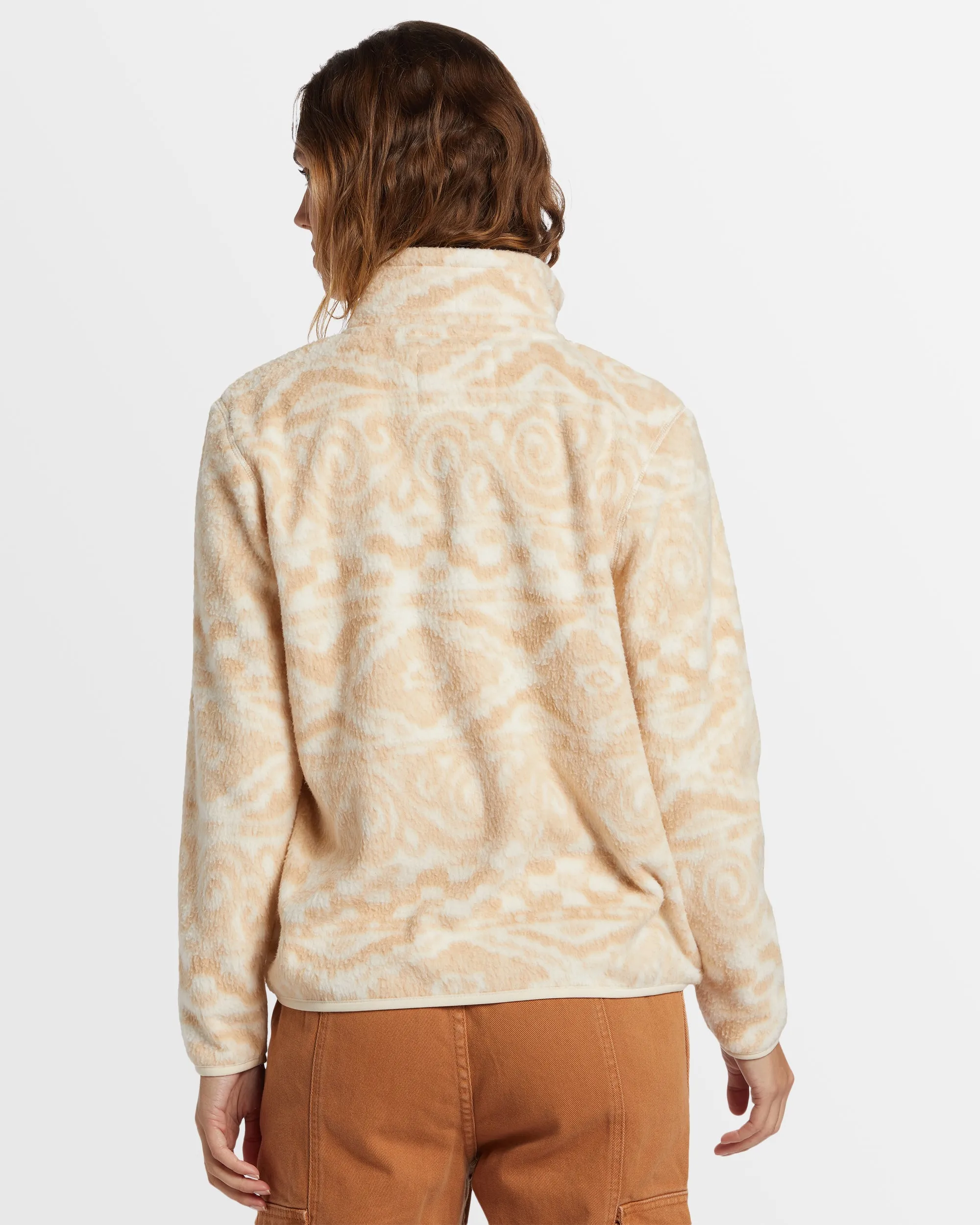 Womens A/Div Boundary Mock 3 Half Zip Fleece Jumper