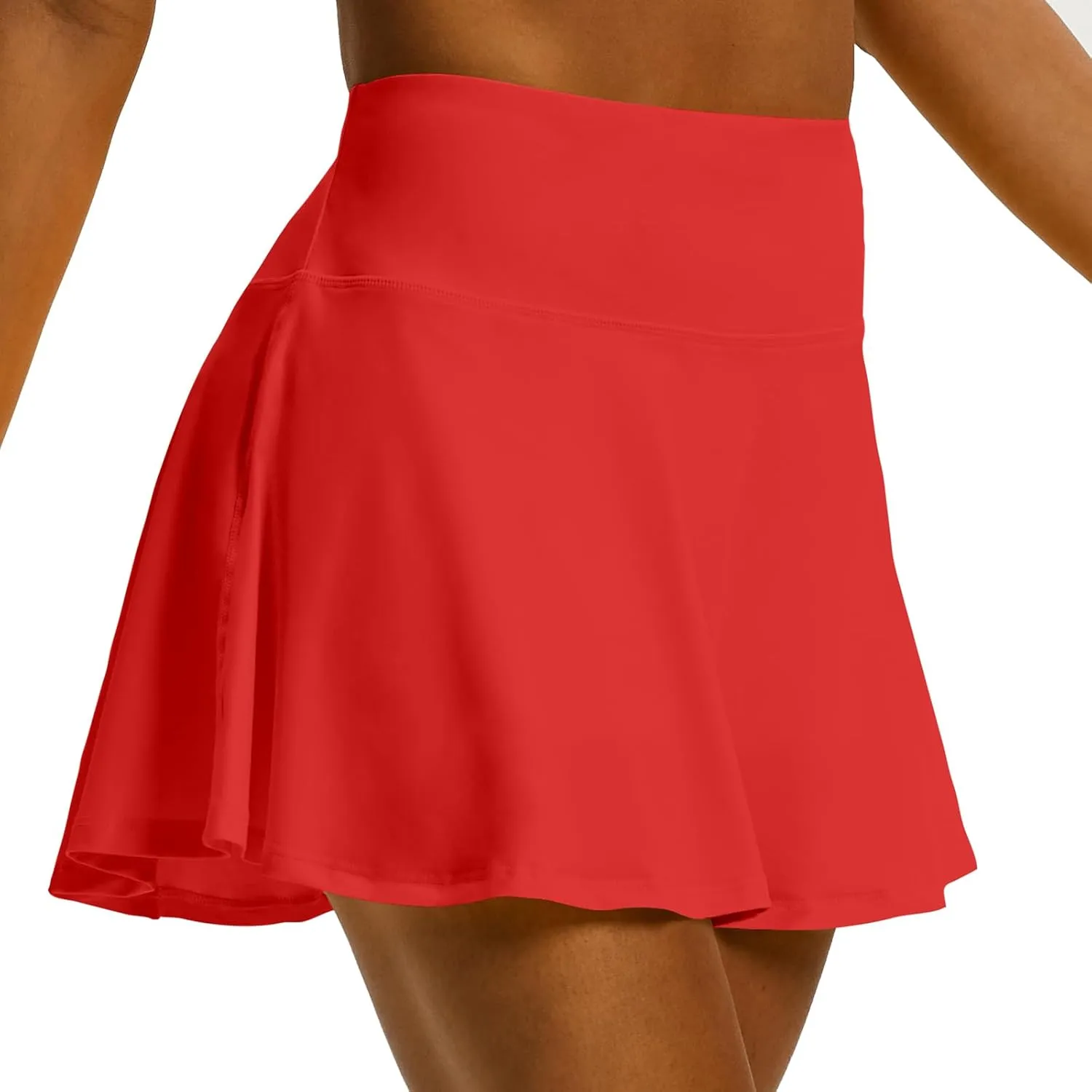 Women's High Waist Pleated Tennis Skirt Lightweight Athletic Golf Skorts Skirts for Women with 4 Pockets Shorts