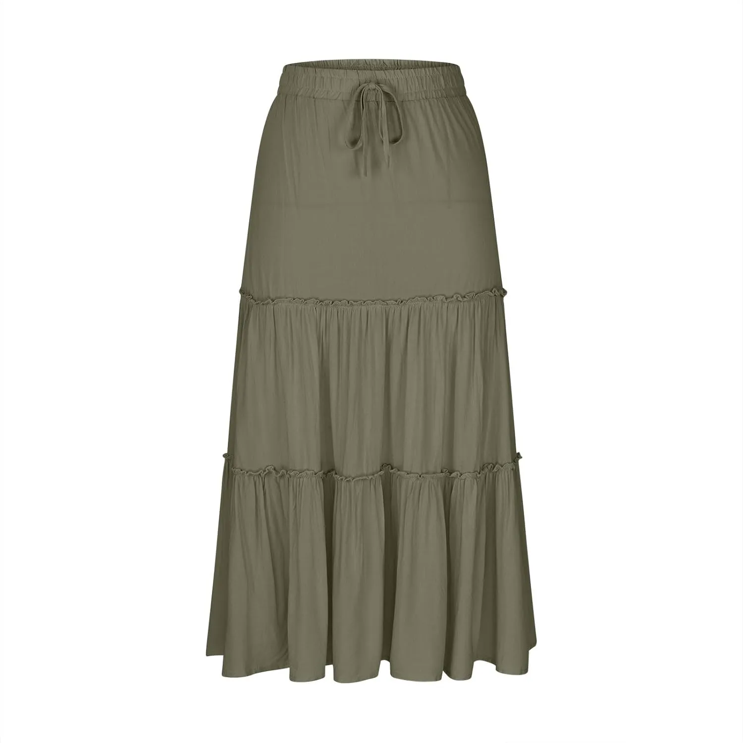 Womens Loose Fit Skorts for Women Maxi Long Midi Knee High High Cut Basic 2025 Y2K