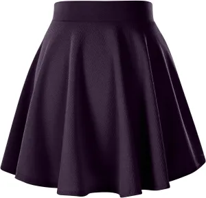 Womens Skirt Skorts for Women Loose Fit Crochet High Cut A Line Knit Basic Midi Knee Length Skirt 2024 Y2K